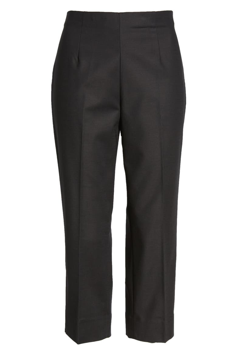Perfect Side Zip Crop Pants, Alternate, color, BLACK ONYX
