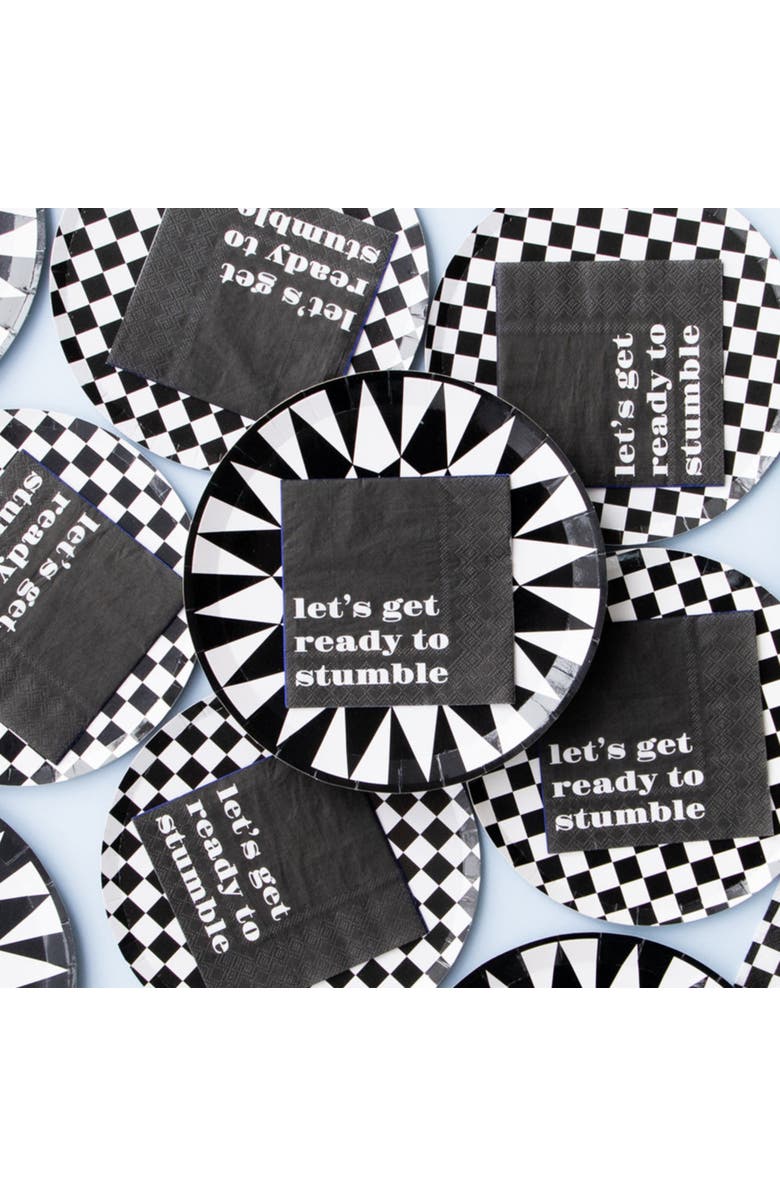 Jollity & Co Sports Themed Cocktail Napkins, Alternate, color, Lets Get Ready To Stumble