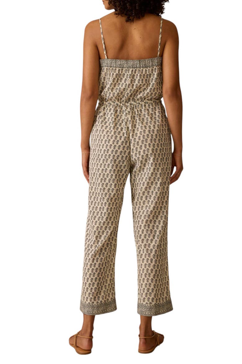 Catalina Mixed Print Linen Jumpsuit, Alternate, color, SUMMER PEARL BLOSSOM