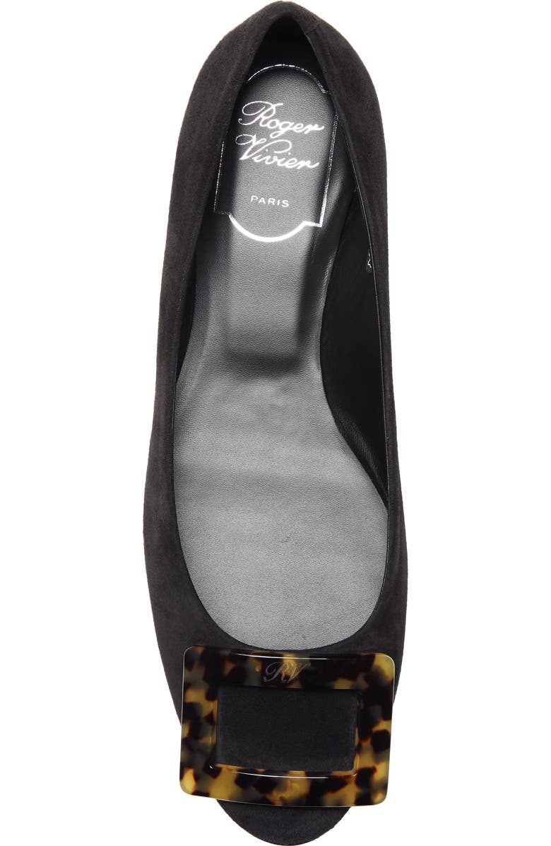 Roger Vivier Gommette Tortoiseshell Pattern Buckle Ballet Flat, Alternate, color,