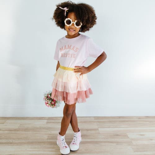 Sweet Wink Mama's Bestie Short Sleeve T-shirt In Pink