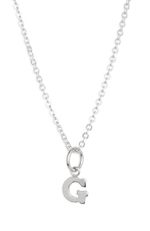 Initial Pendant Necklace