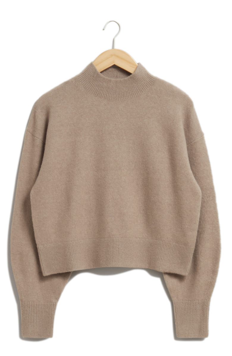& Other Stories Mock Neck Sweater, Alternate, color, 