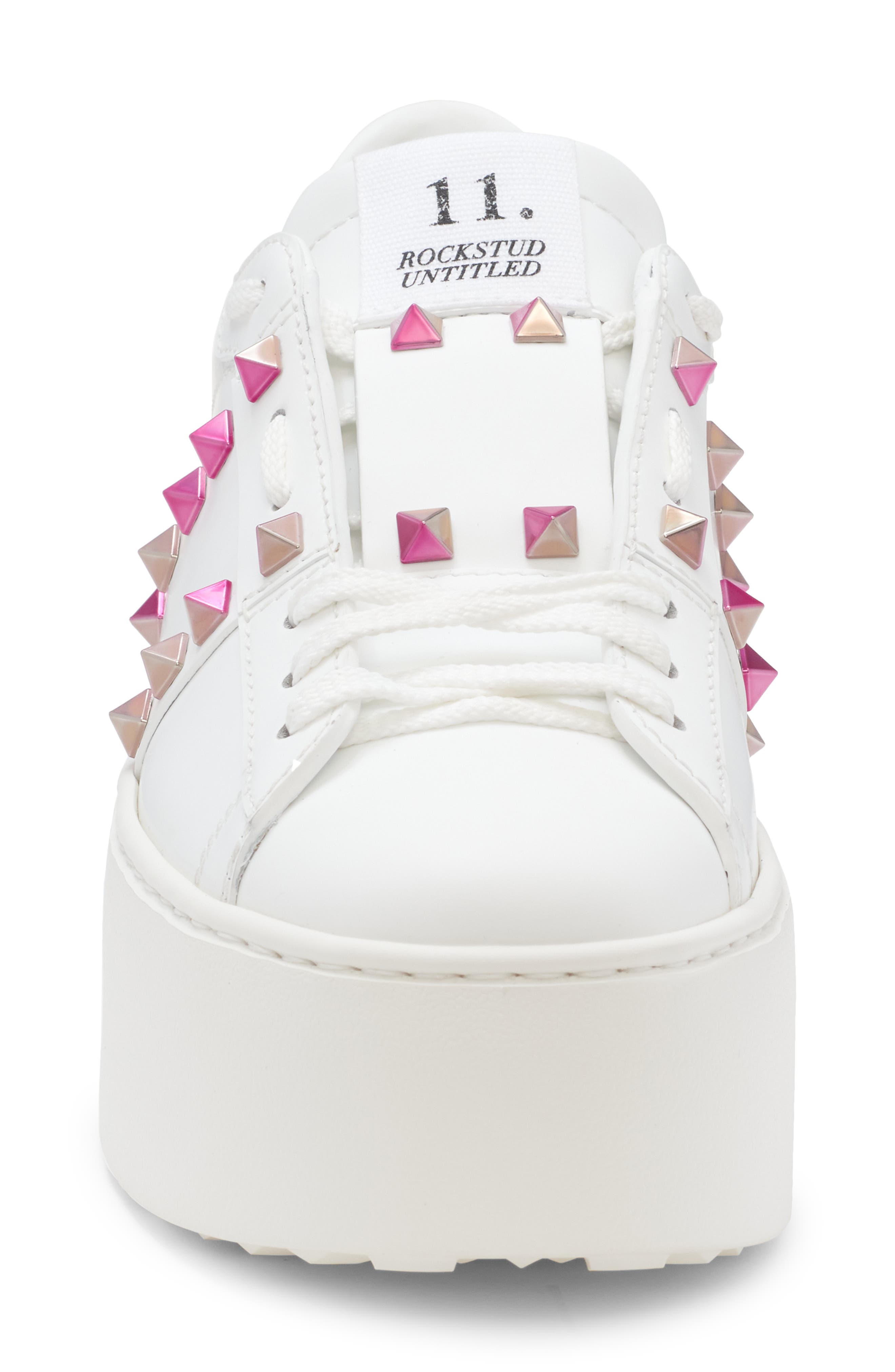Valentino Garavani Rockstud Untitled Platform Sneaker, Alternate, color, 