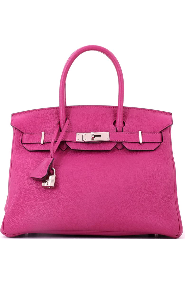 81034712 Birkin Handbag Pink Togo with Palladium Hardware 30, Main, color,