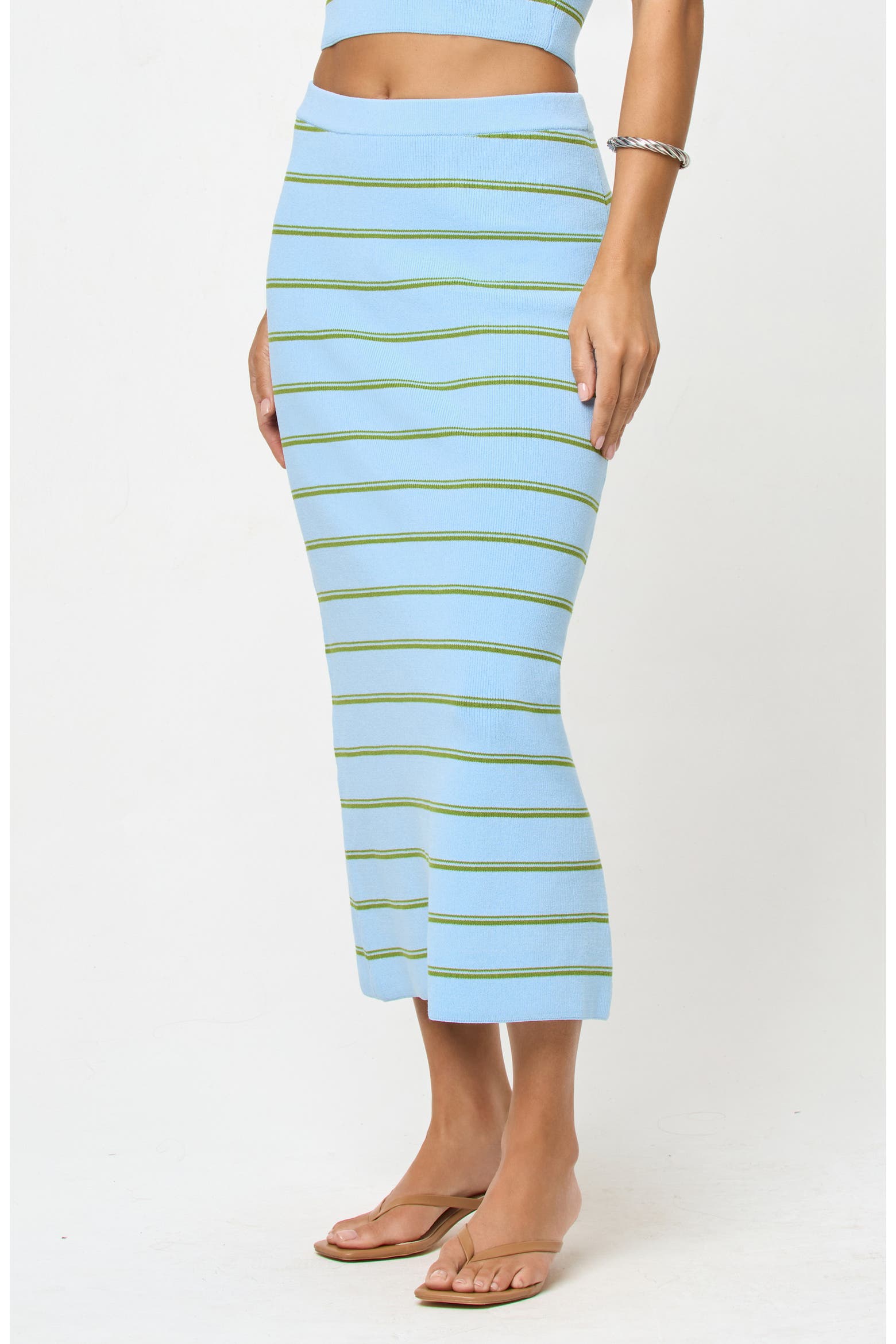 LSPACE Ravello Stripe Rib Cover-Up Skirt (Women) | Nordstrom
