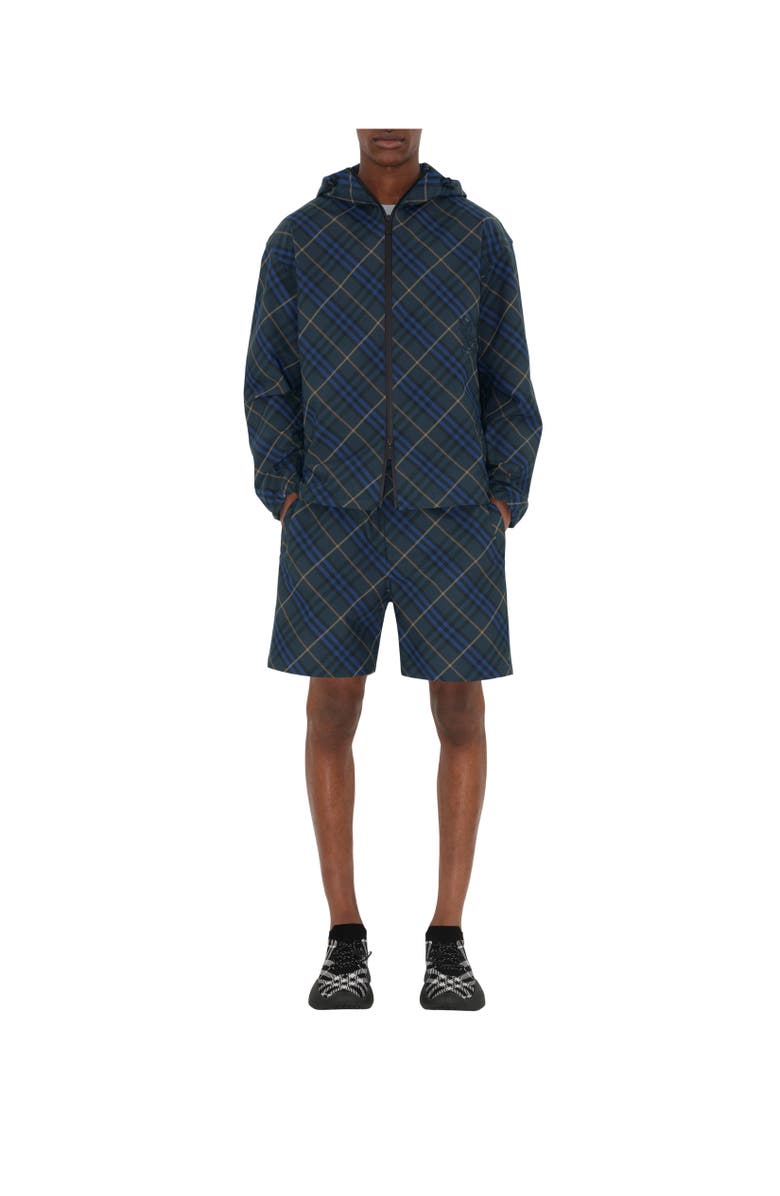 Burberry Check Twill Shorts, Alternate, color, 