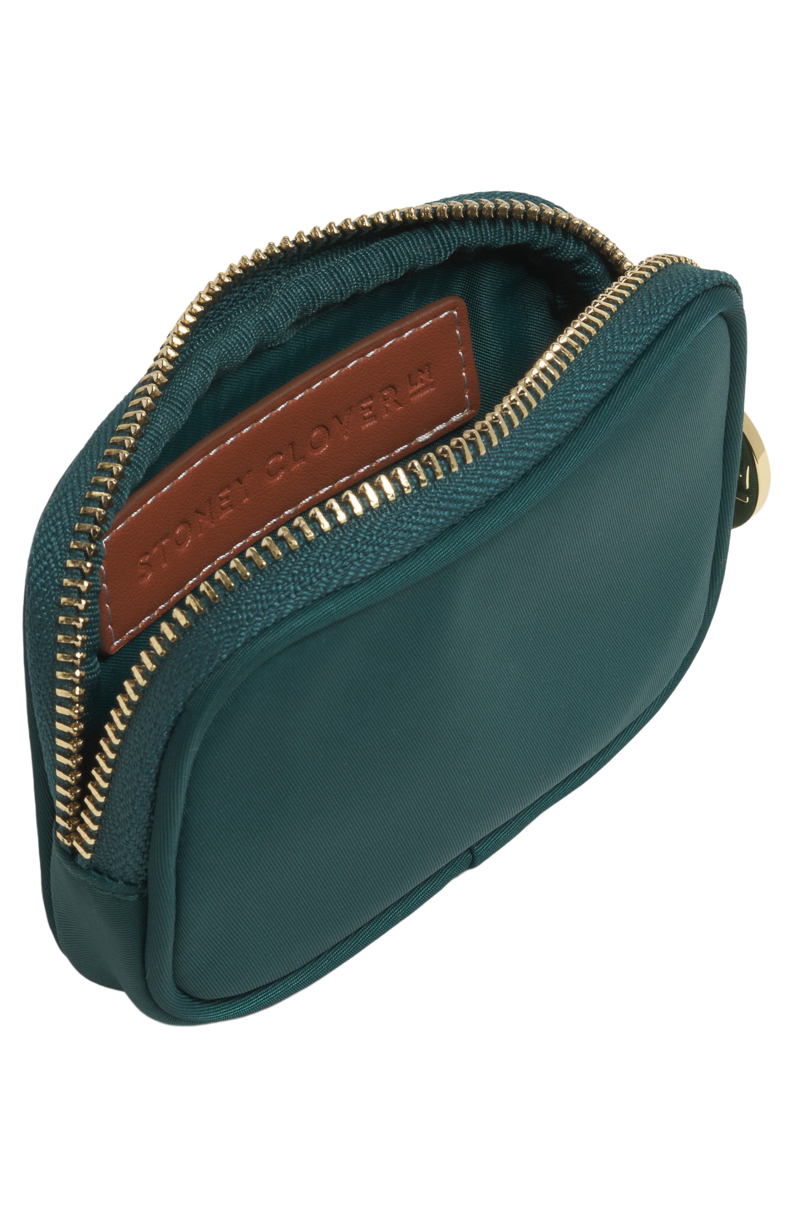 Stoney Clover Lane Micro Nylon Pouch, Alternate, color, Teal