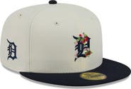 New Era Men's New Era White/Navy Detroit Tigers Blossom 59FIFTY Fitted Hat