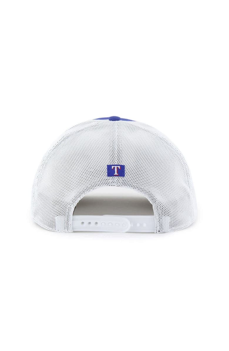 '47 Men's '47 Royal/White Texas Rangers Scratch Adjustable Trucker Hat, Alternate, color, Royal