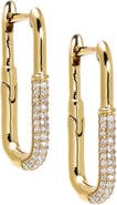 BY ADINA EDEN Diamond Pavé Clip Huggie Earring 14K