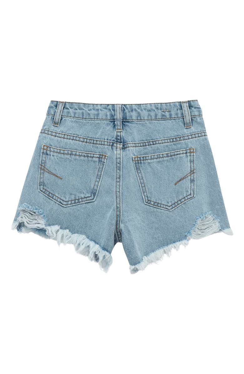 Habitual Kids Kids' Distressed Raw Hem Denim Shorts, Alternate, color, 