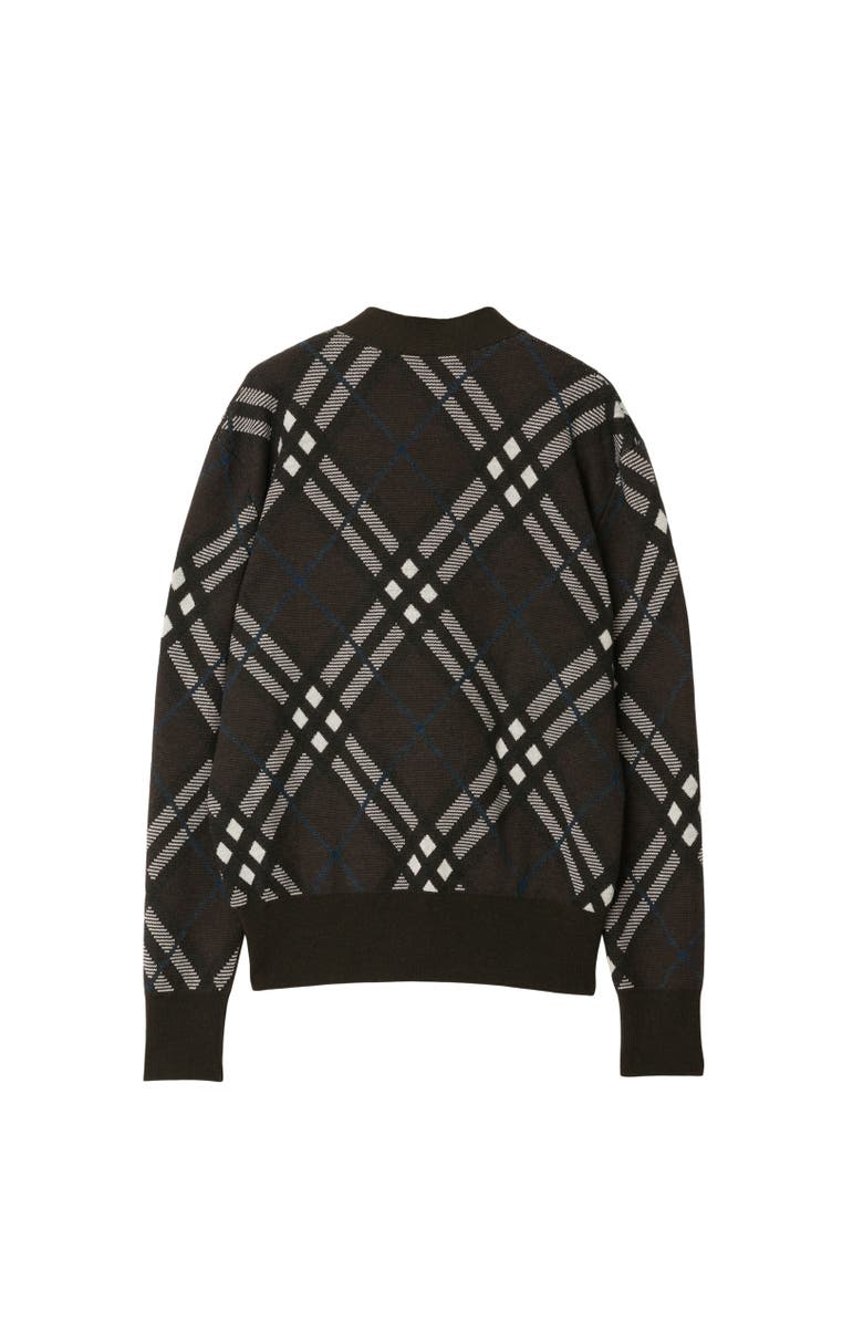 Burberry Check Wool Mohair Blend Cardigan, Alternate, color,