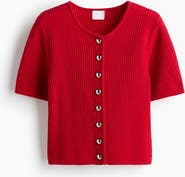 H&M Rib-knit Cardigan
