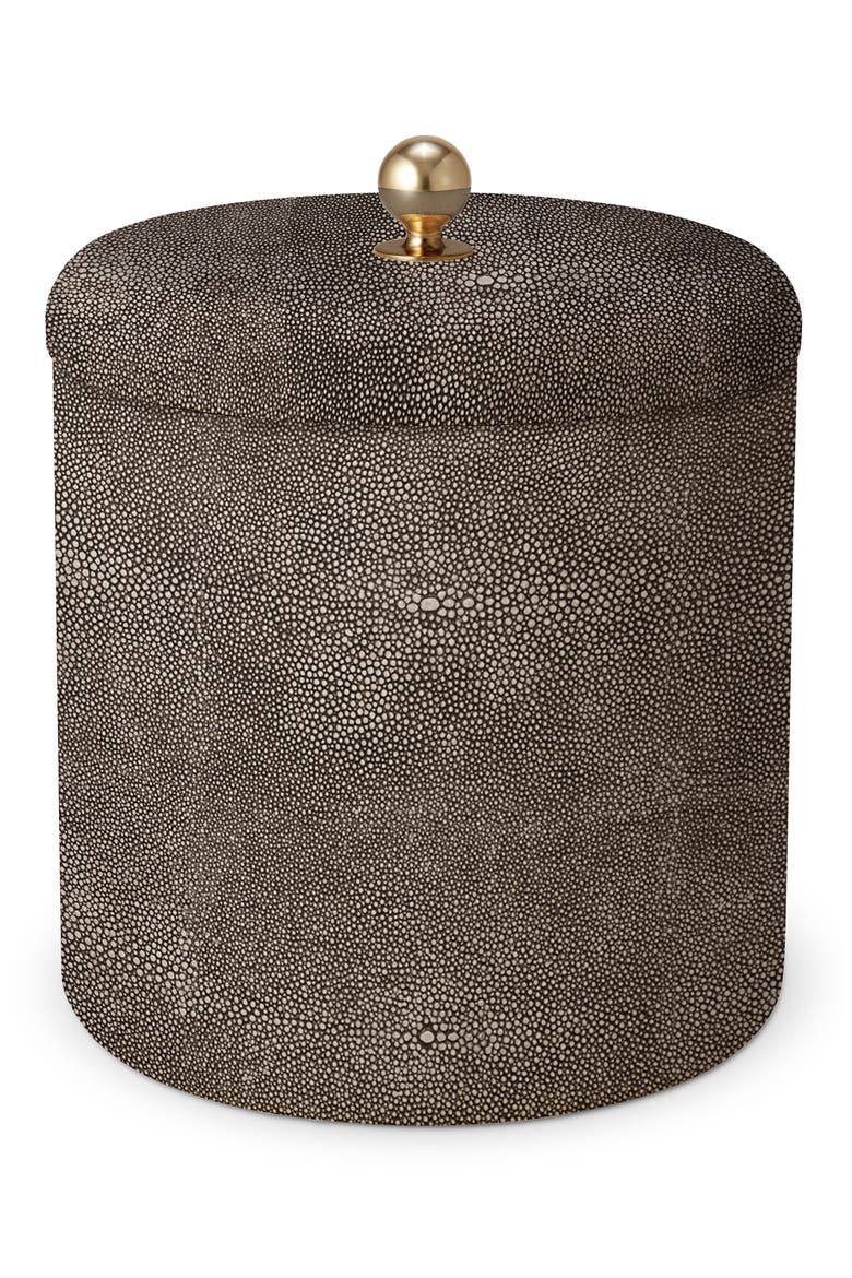 Shagreen Ice Bucket, Main, color, CHOCOLATE
