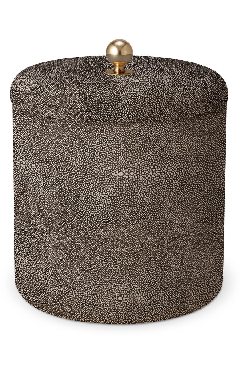 Aerin Shagreen Ice Bucket, Main, color, Chocolate