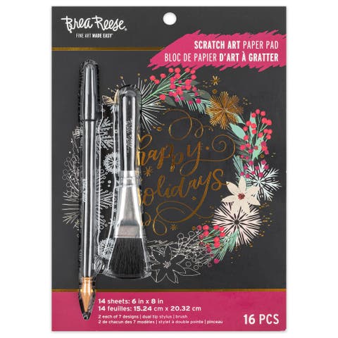 Scratch Art Paper Pad Art Deco