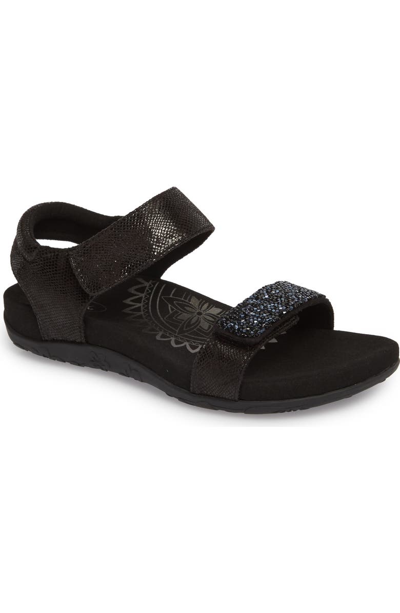 Aetrex Maria Embellished Sandal, Main, color,