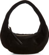 Khaite Mini Olivia Suede Hobo Bag