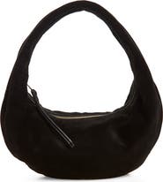 Khaite Mini Olivia Suede Hobo Bag