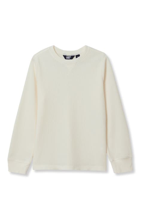 Boys Long Sleeve Waffle Thermal Shirt