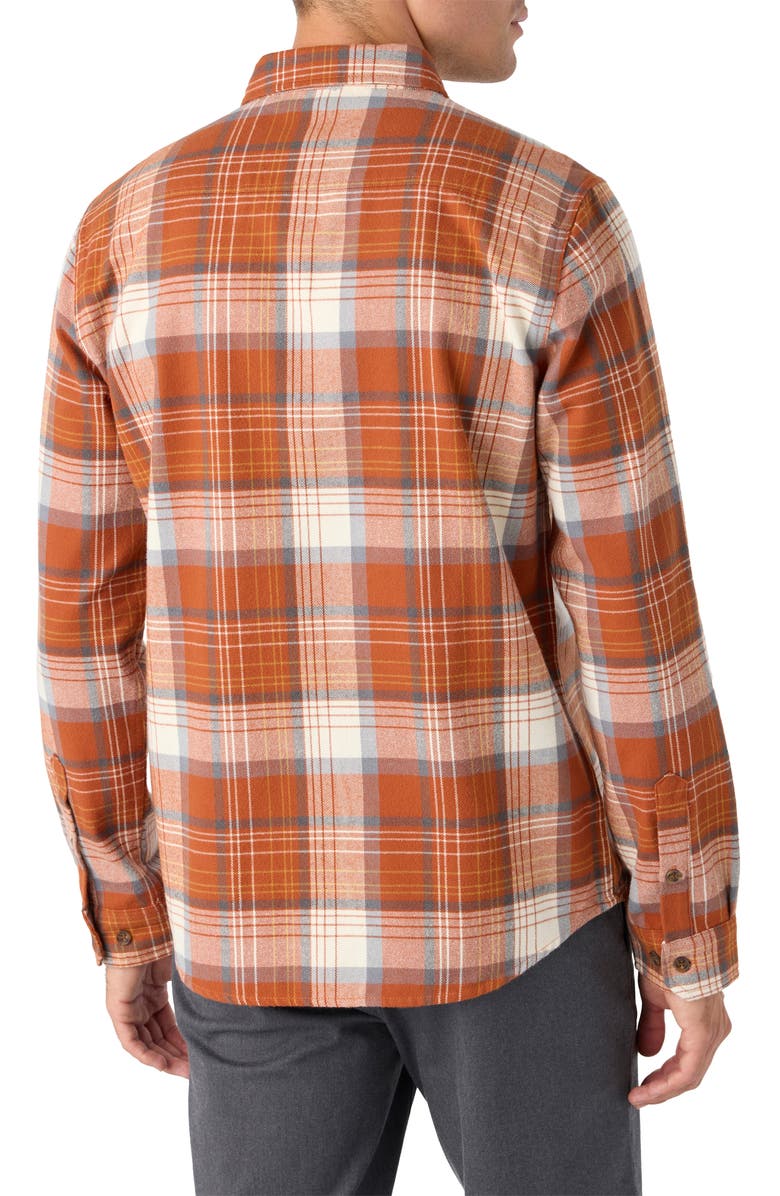 O'Neill Winslow Plaid Flannel Button-Up Shirt, Alternate, color, 