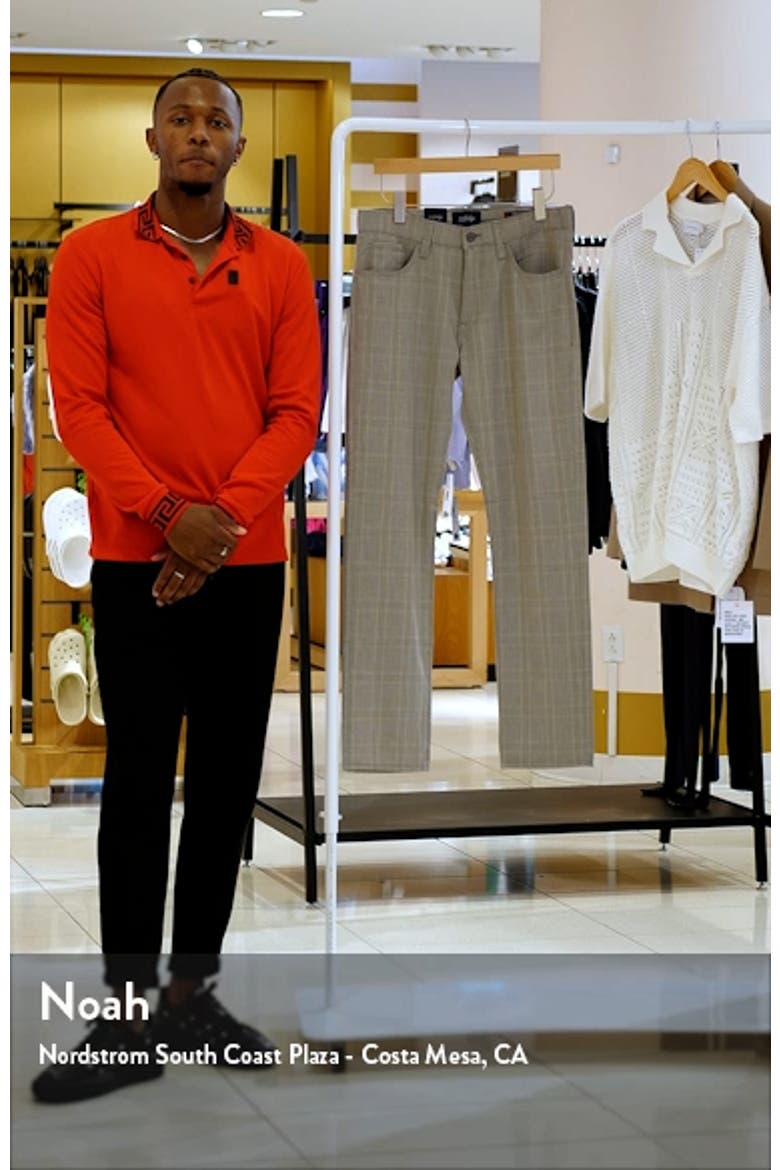 Courage Check Five-Pocket Straight Leg Pants video