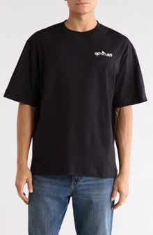 Off-White Flower Arrow Sketch Short Sleeve T-Shirt