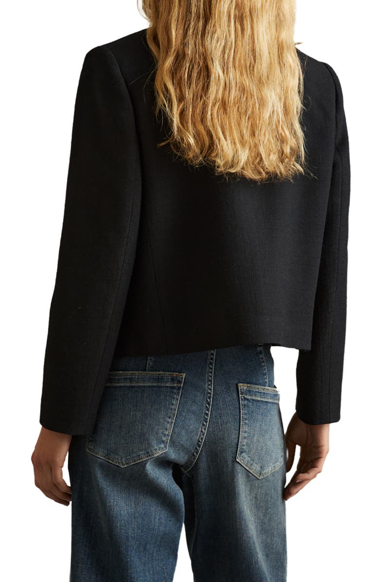 Reiss Nola Textured Wool Jacket, Alternate, color,