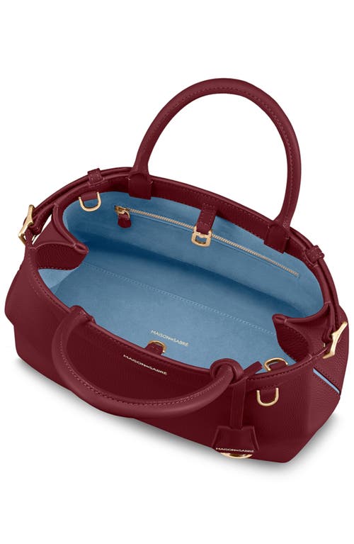 Maison De Sabre The Medium Palais Bag In Burgundy