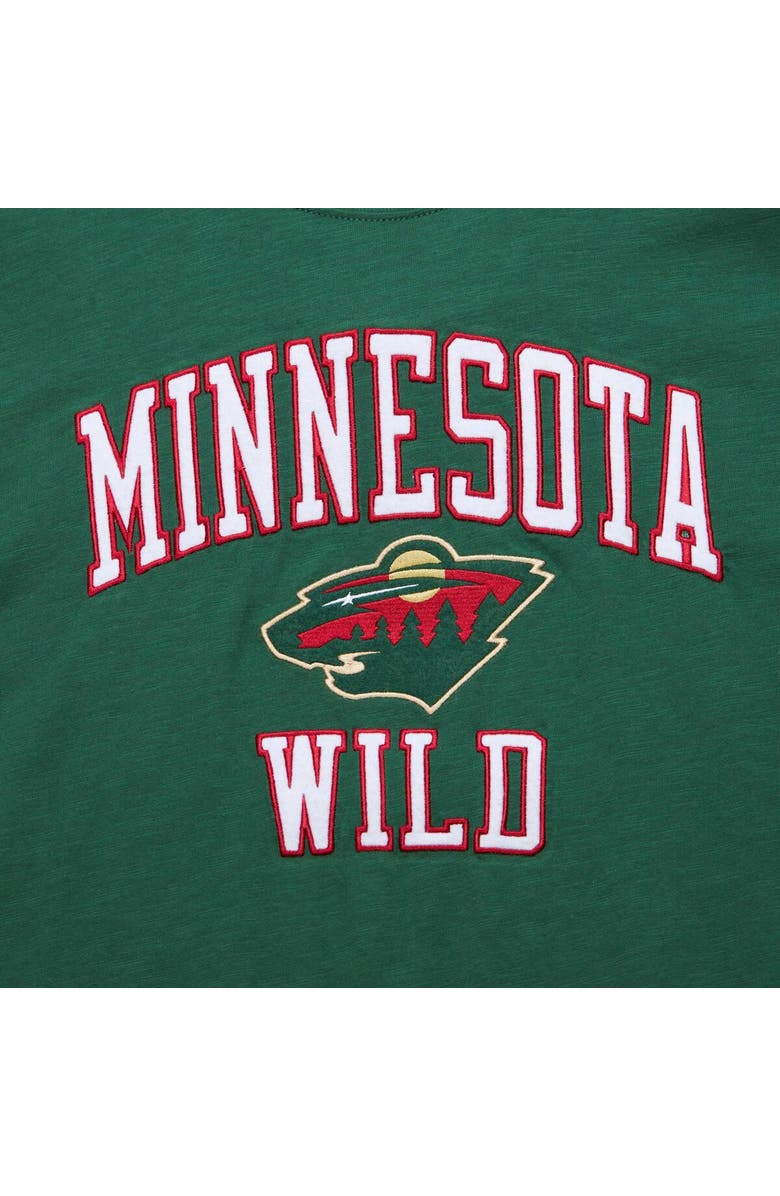 Mitchell & Ness Men's Mitchell & Ness Green Minnesota Wild Legendary Slub T-Shirt, Alternate, color, Green
