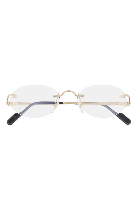 52mm Oval Optical Glasses
