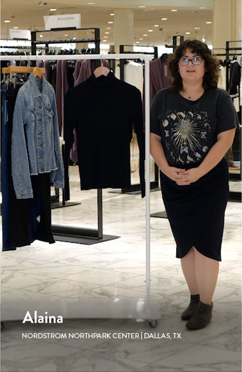 Turtleneck Ribbed Top, sales video thumbnail