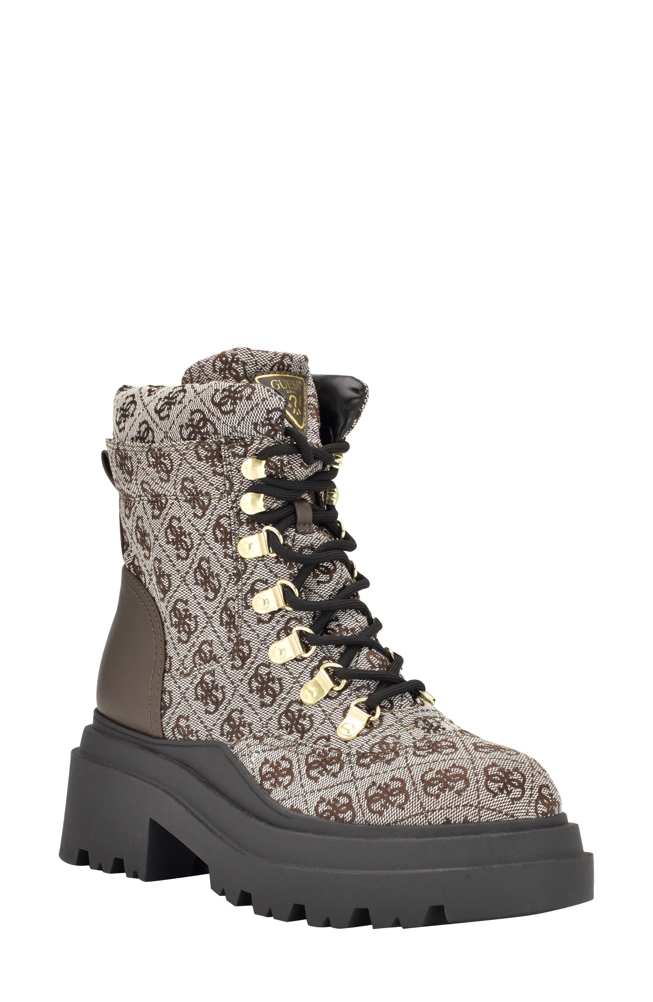 GUESS Vaney Combat Boot, Main, color, 