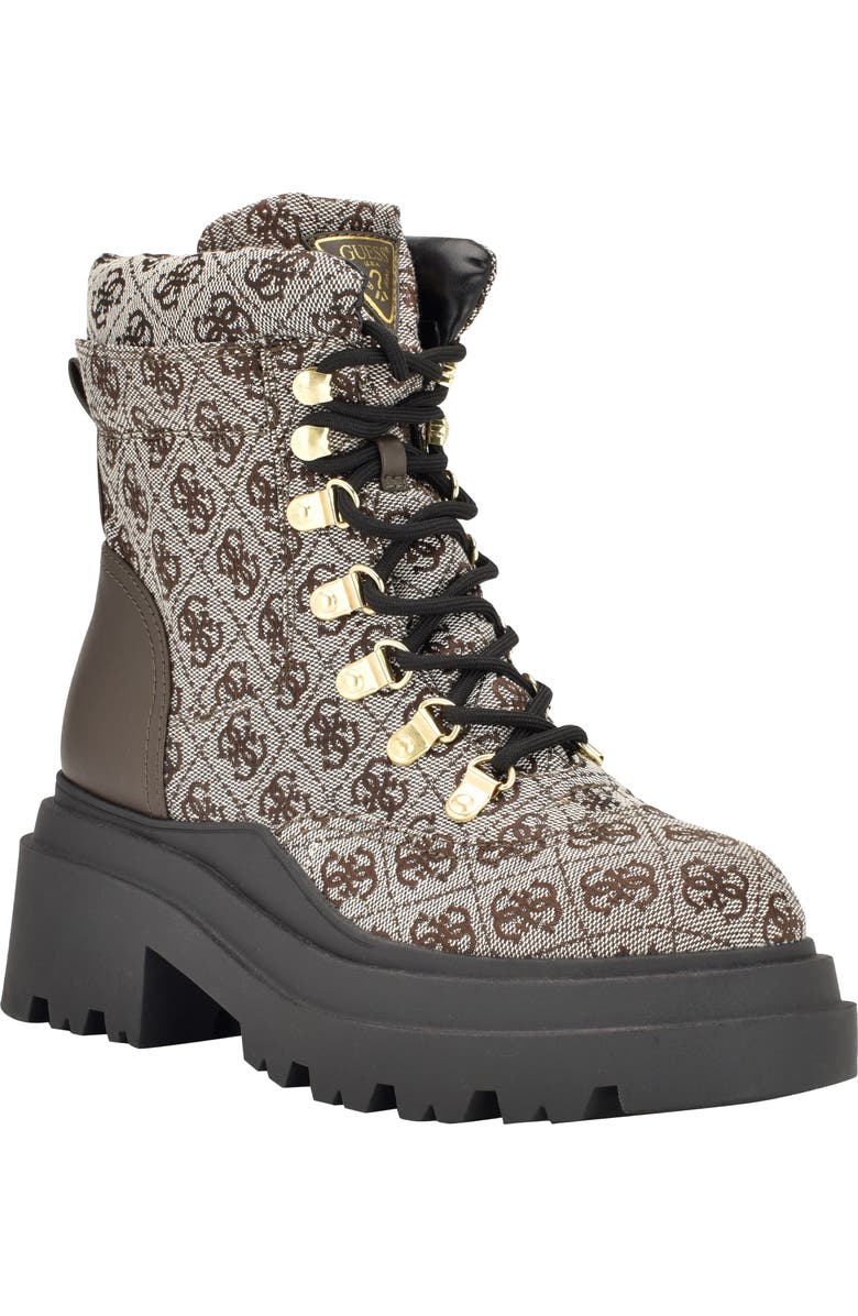 GUESS Vaney Combat Boot, Main, color,