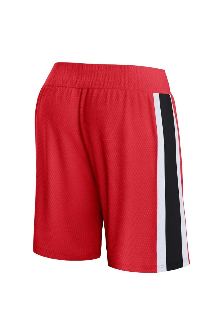 Men's Fanatics Branded Red Atlanta Hawks Referee Iconic Mesh Shorts, Alternate, color, Red