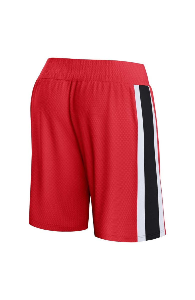 FANATICS Men's Fanatics Branded Red Atlanta Hawks Referee Iconic Mesh Shorts, Alternate, color, Red