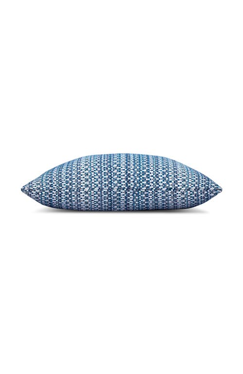 Elaine Smith Kaleidoscope Chenille Micro Check Indoor & Outdoor Woven Accent Pillow