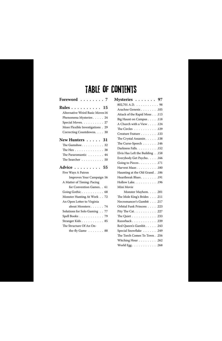 Evil Hat Monster Of The Week, Tome Of Mysteries Hardcover RPG Supplement Book, Alternate, color, Multicolored