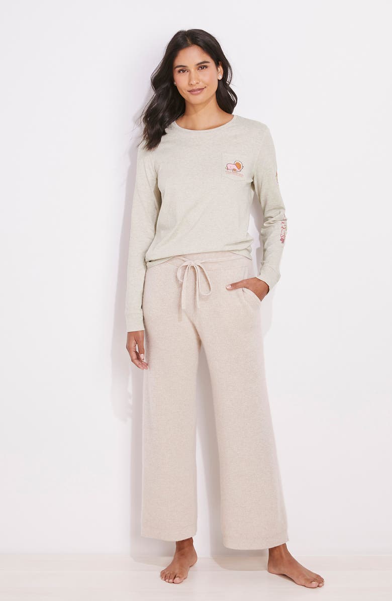 vineyard vines Thanksgiving Long Sleeve Graphic Cotton Tee, Alternate, color,