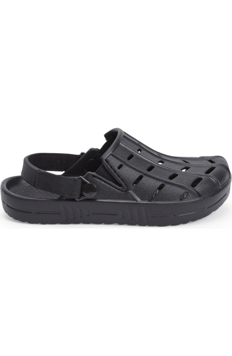 Comfortview The Rubber Clog, Alternate, color, Black