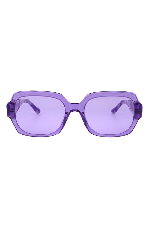 55mm Rectangular Sunglasses