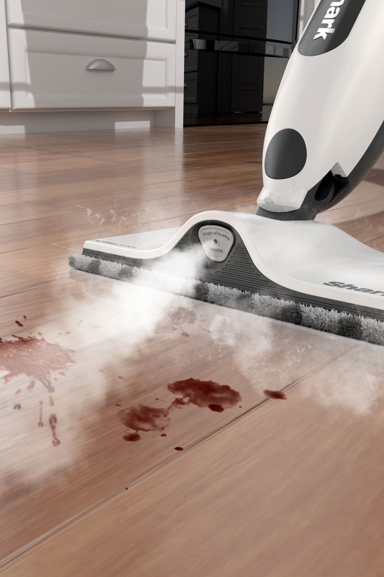 SteamSpot Steam Mop with Steam Blaster, Alternate, color, White & Poly Copper
