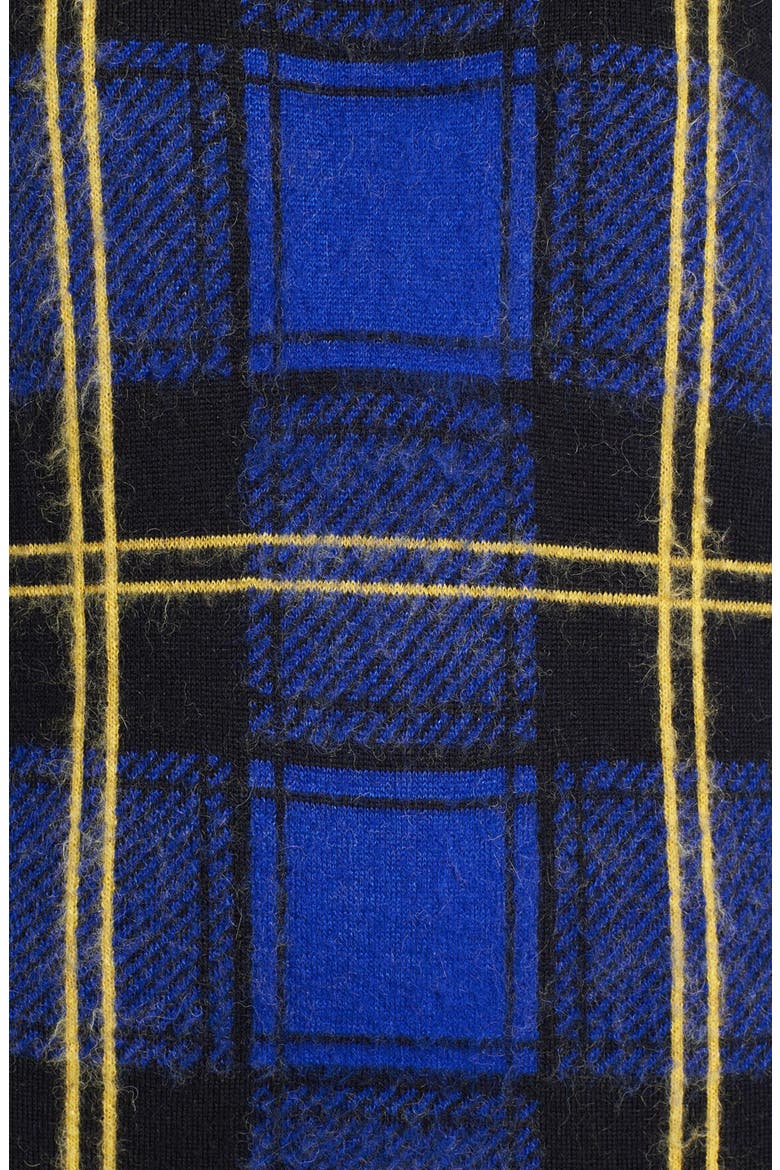 Plaid Sweater, Alternate, color, VIOLET MULTI
