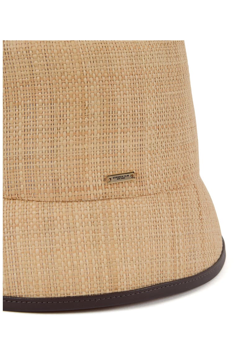 Yuki UPF 50+ Packable Raffia Bucket Hat, Alternate, color, NATURAL