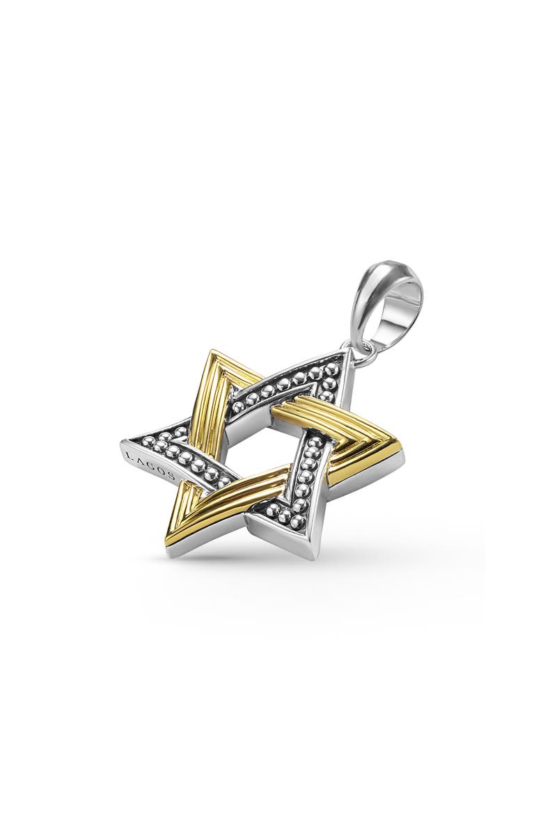 LAGOS Star of David Pendant, Alternate, color, Two-Tone