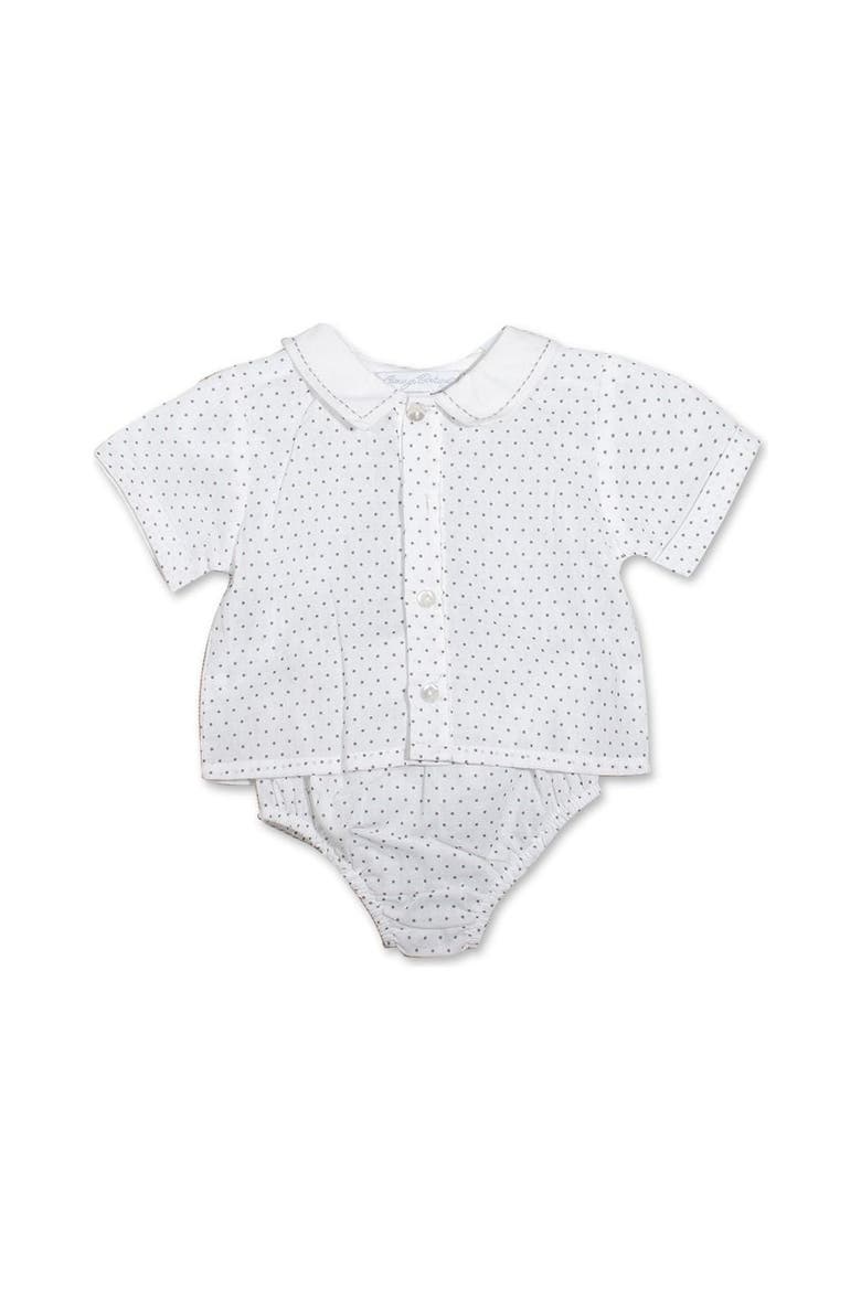 Star Print Diaper Set 3M -Baby, Main, color, White