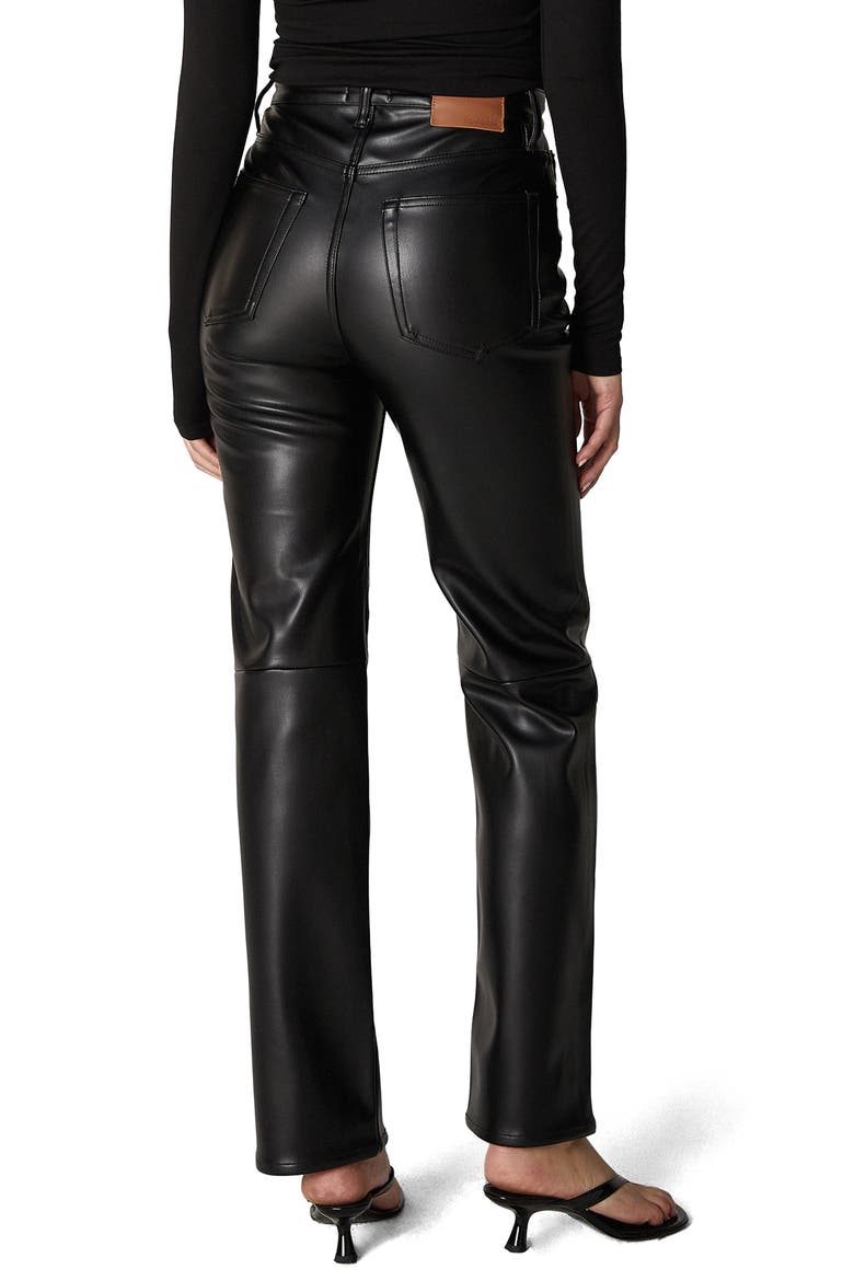 Rae Faux Leather Pants, Alternate, color, AFTER HOURS