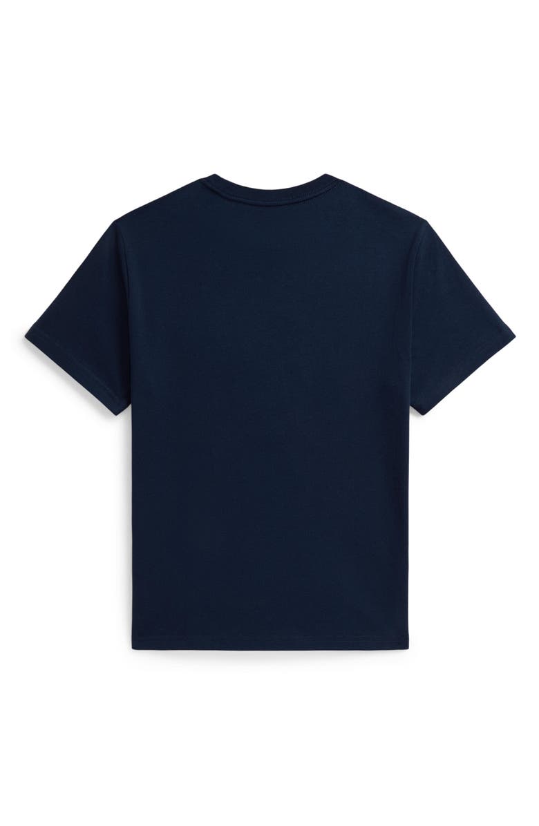 Polo Ralph Lauren Kids' Polo Bear Cotton Graphic T-Shirt, Alternate, color, Newport Navy