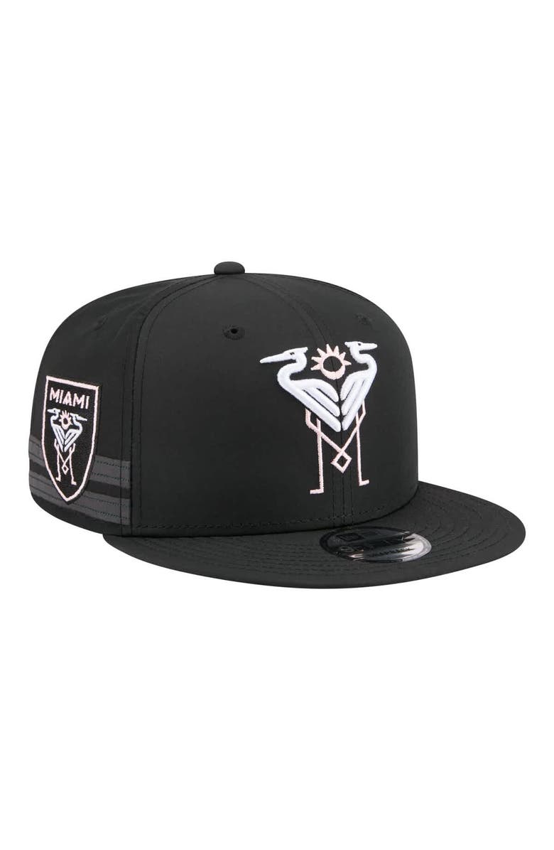 New Era Men's New Era Black Inter Miami CF 2026 Jersey Hook 9FIFTY Snapback Hat, Main, color, Black